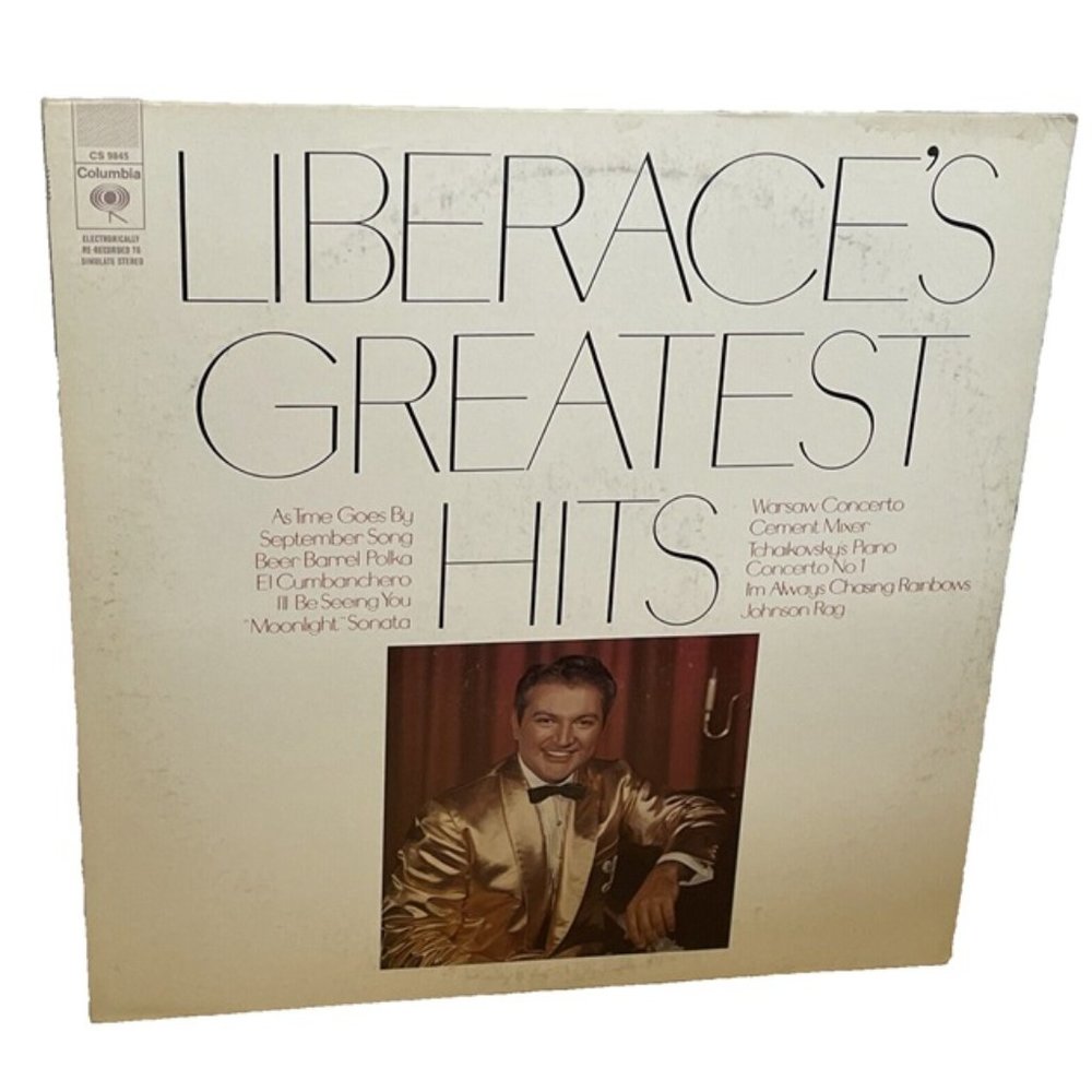 Liberace Liberace's Greatest Hits (Vinyl, 1970) Columbia CS 9845 Good LP Record